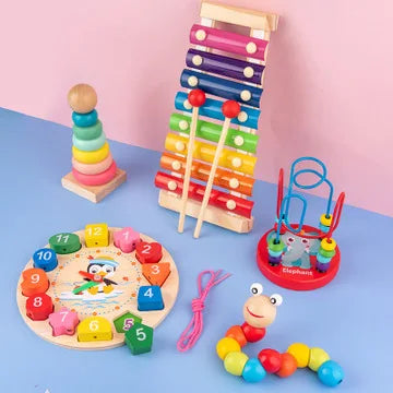 Puzzles Colorful Wooden Toys