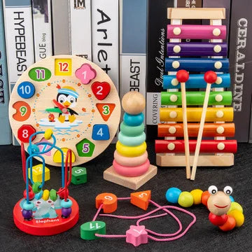 Puzzles Colorful Wooden Toys