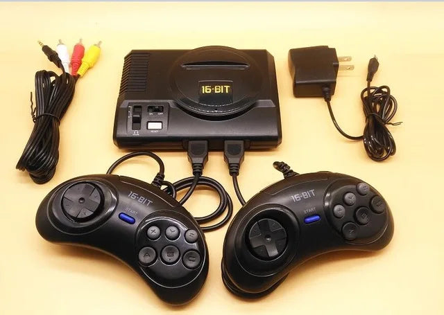 New Retro Mini TV Video Game Console For Sega MegaDrive 16 Bit Games with 208 Different Games