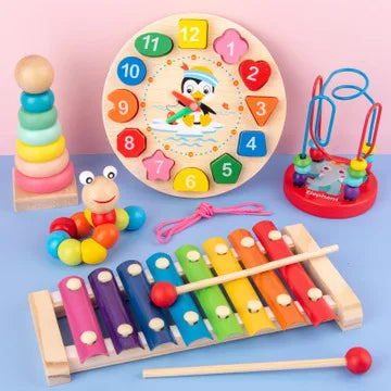 Puzzles Colorful Wooden Toys