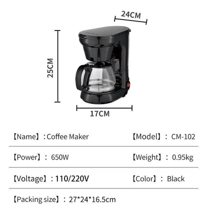 Automatic Drip Coffee Maker with High Capacity