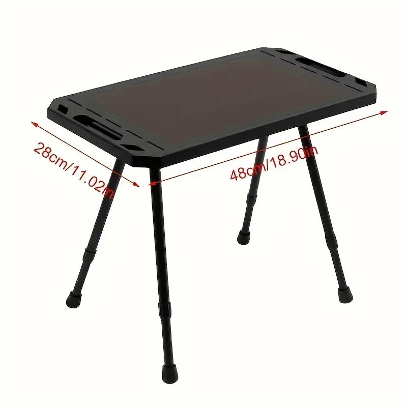 1pc Outdoor Camping Folding Stool, Lightweight Stool Aluminum Stool With Storage Bag