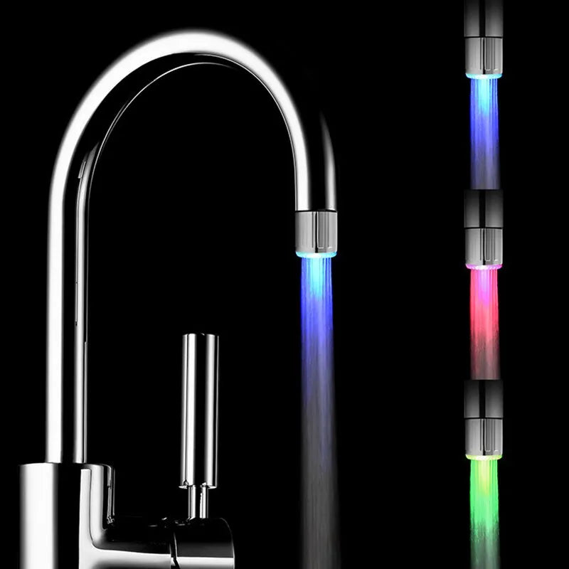 Bathroom LED Color Light-up Faucet / Kitchen