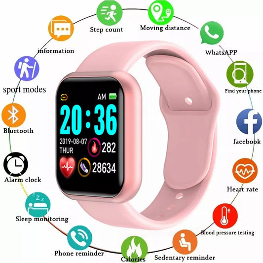 Multifunctional Smart Watch Bluetooth Connected Phone Music Fitness Sports