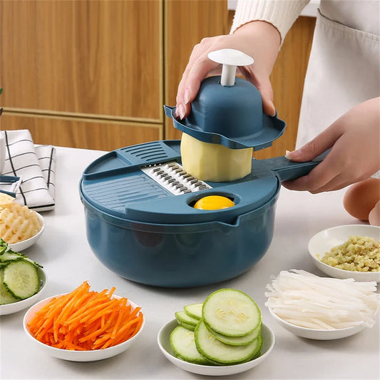 Vegetable Cutter with Utensils Chopper