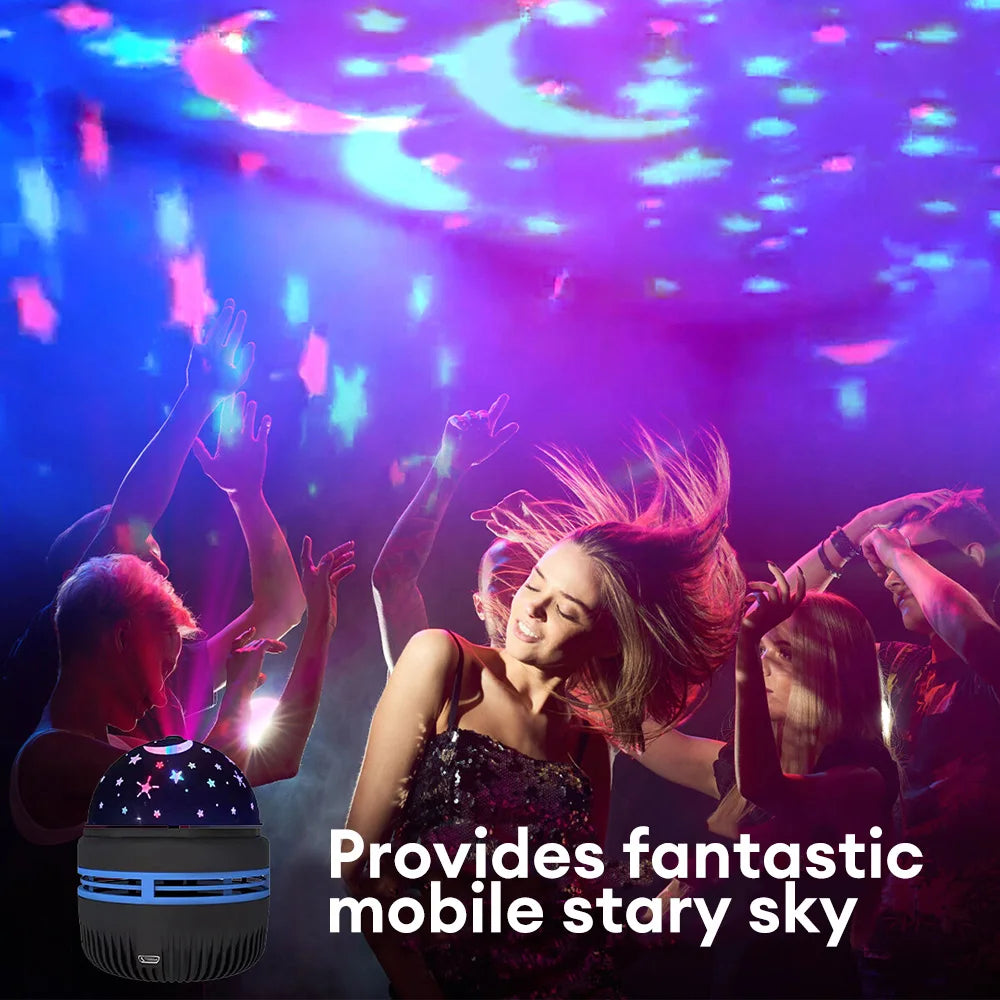 Magic Ball Moon Galaxy Projector Led Lights Bedroom Decoration for Kids room