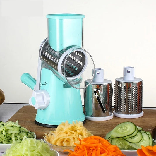 Hand-operated Multi-function Drum Vegetable Chopper