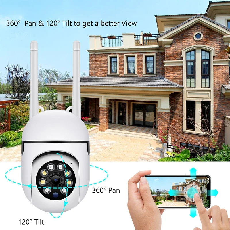 WIFI IP Camera Audio CCTV Surveillance Digital Zoom Night Vision Wireless Waterproof