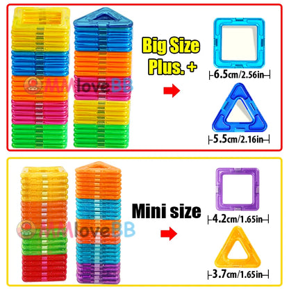 Magnetic Building Blocks Big Size Magnets Toys