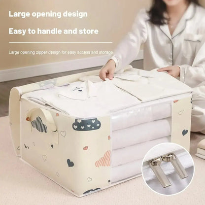 1pc Large/Small Quilt Clothes Storage Bag Big Capacity Duvet Blanket Sorting Bags