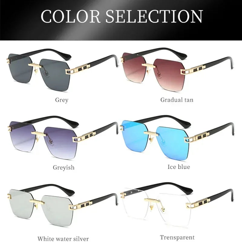 Fashion Vintage Design Metal Sun Glasses