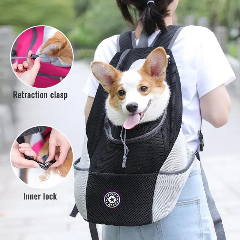 Pet Dog Carrier Bag Carrier For Dogs Backpack Out Double