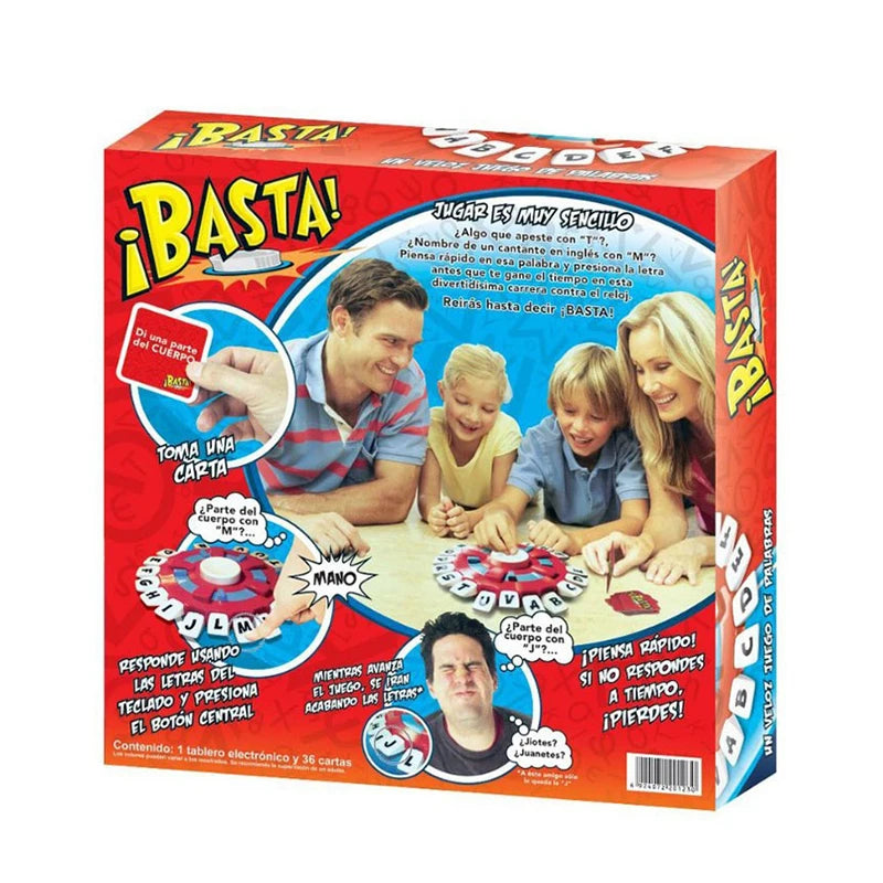 Word Game Spanish and English Family Learning