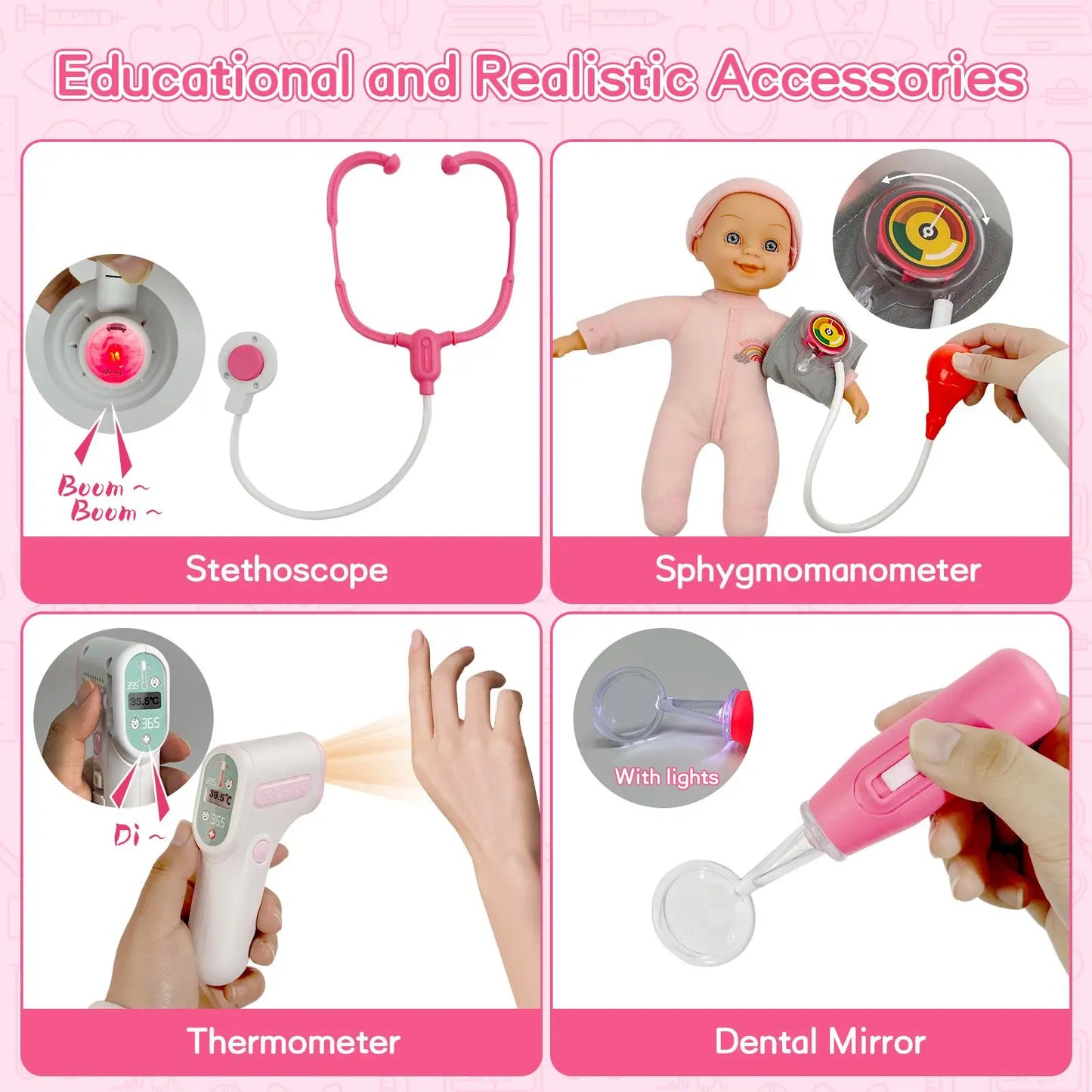 Doctor and Medical Pretend Play Set Toy