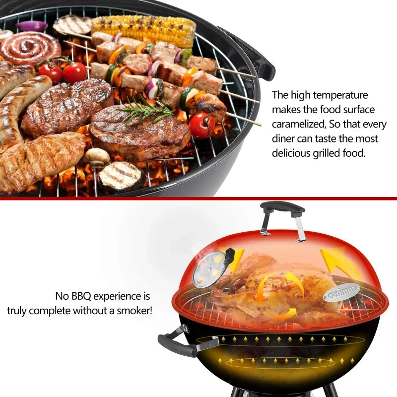 Charcoal Grill Portable 22.5 inch,