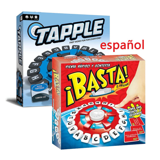 Word Game Spanish and English Family Learning