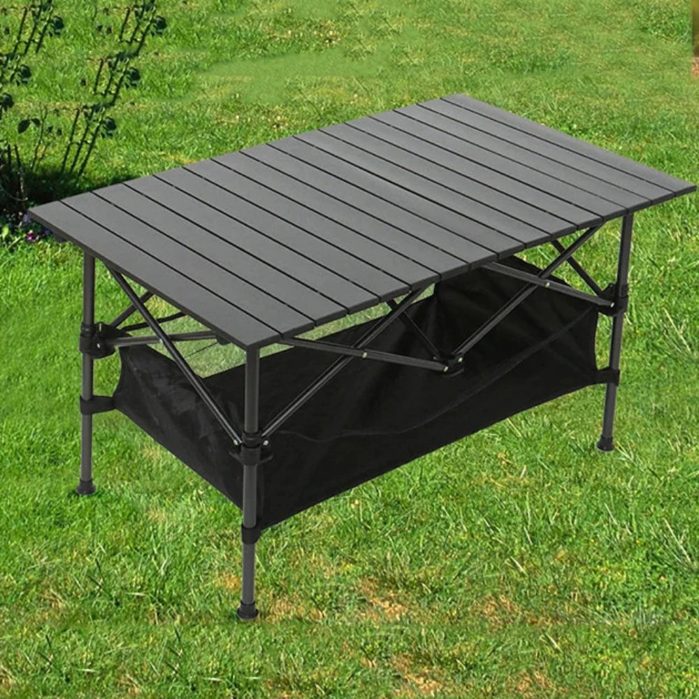 Mesa larga plegable para exteriores / Fácil de instalar