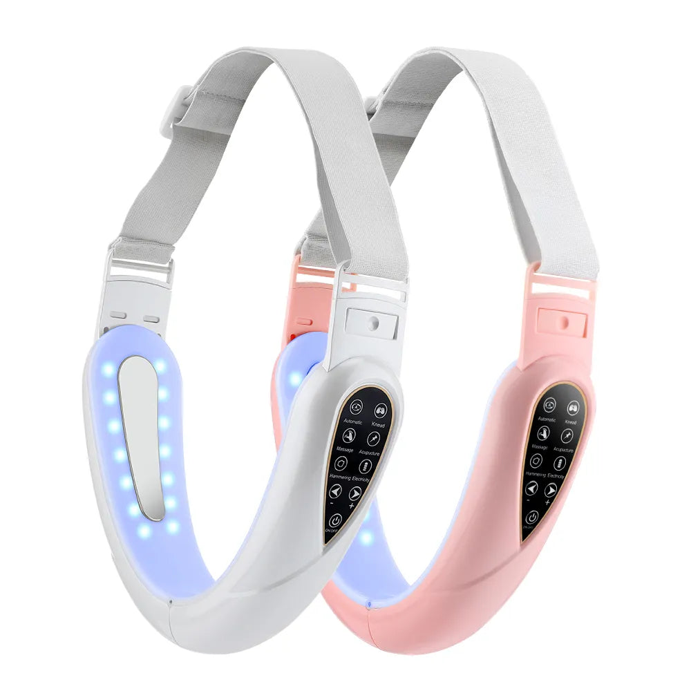 EMS Double Chin V Shape Lift Belt Facial Lifting Massager Face