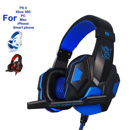 Gaming Headphones - Microphone for PS4 Phone PC Laptop Xbox One Nintendo Switch iPad