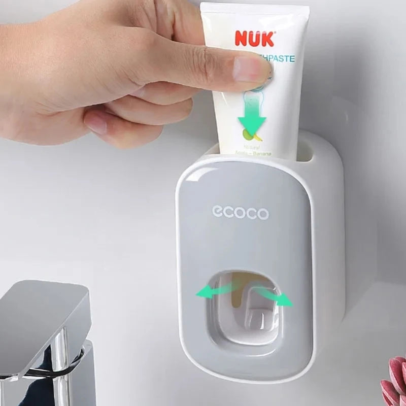 Automatic Toothpaste Dispenser Wall Mount Bathroom