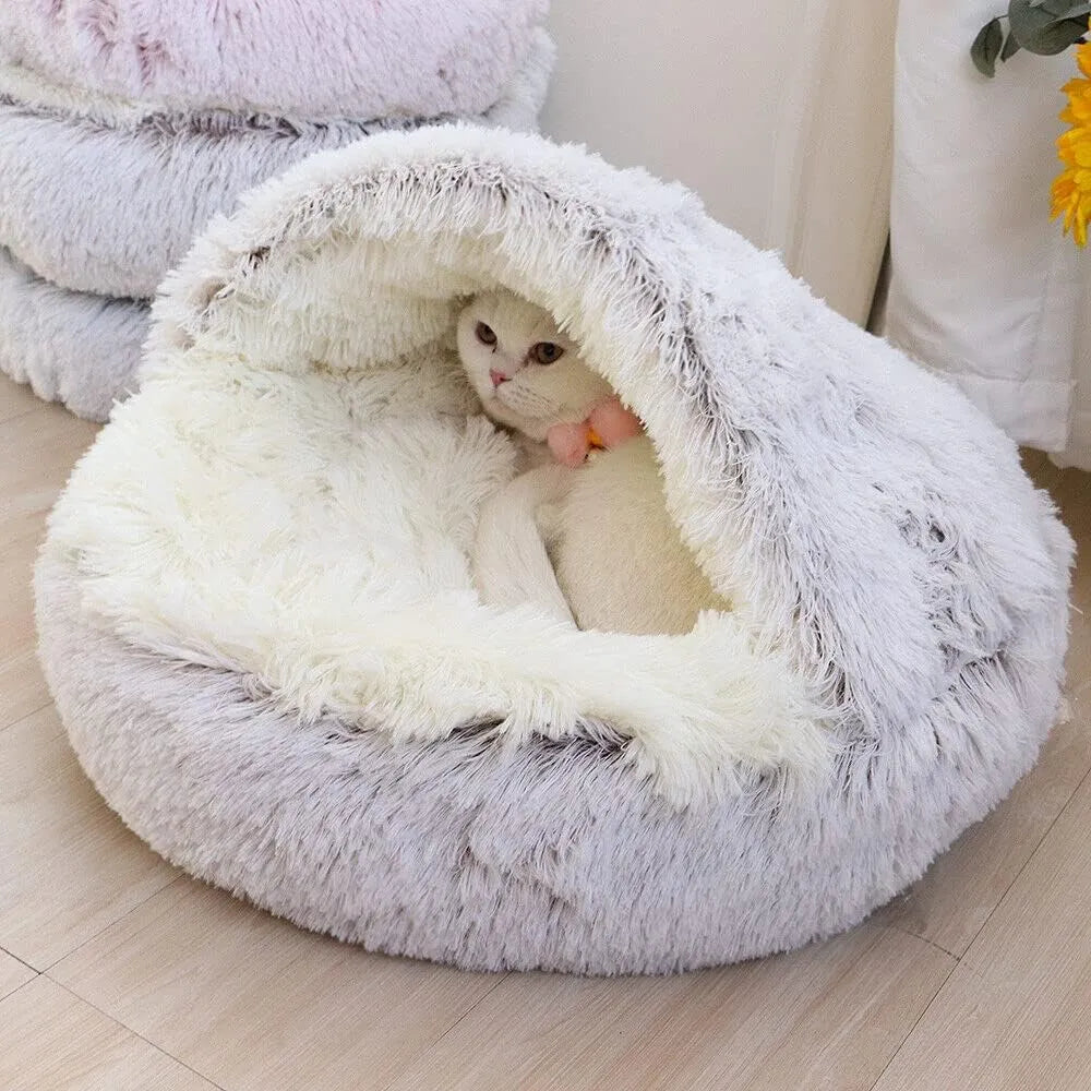 Soft Plush Pet Bed with Cover