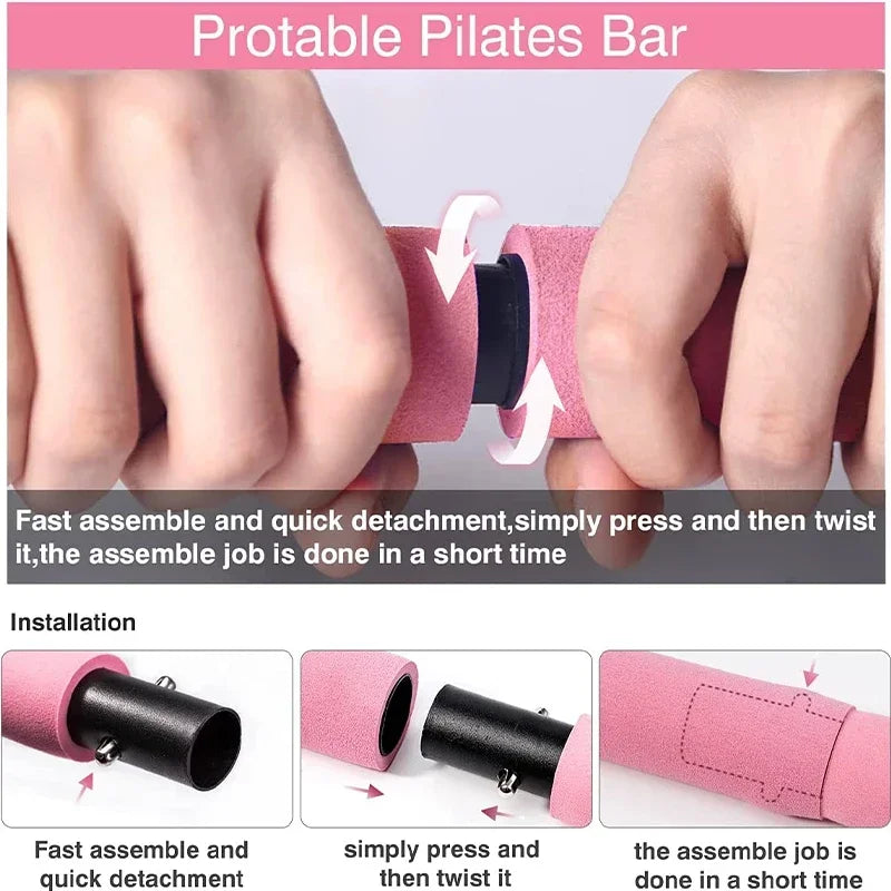 Portable Pilates Bar Kit