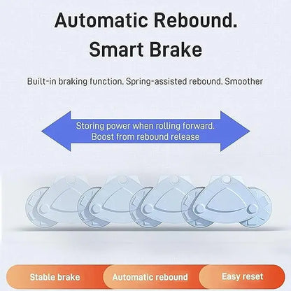 Automatic Rebound Abdominal Wheel, Core Muscle Trainer