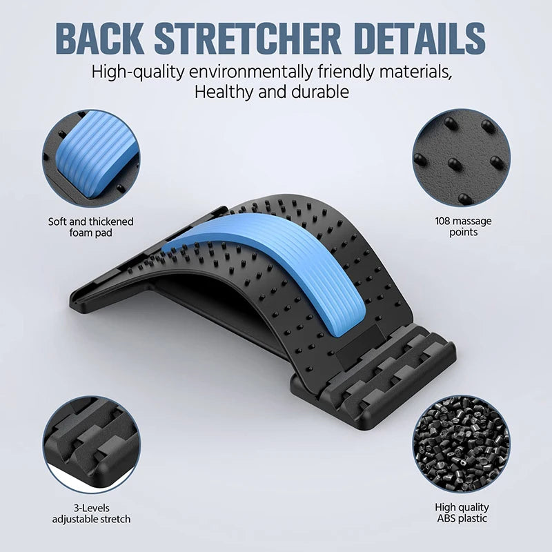 Back Stretcher Acupuncture / Adjustable  Lumbar Tool