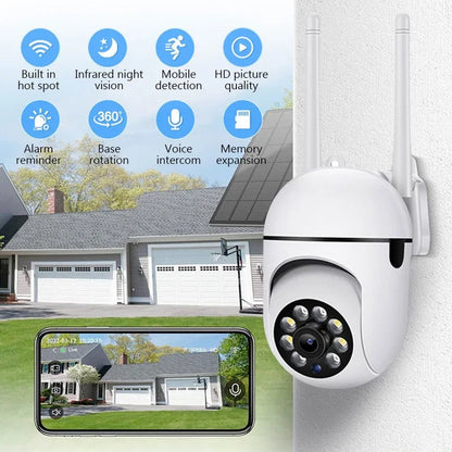 WIFI IP Camera Audio CCTV Surveillance Digital Zoom Night Vision Wireless Waterproof