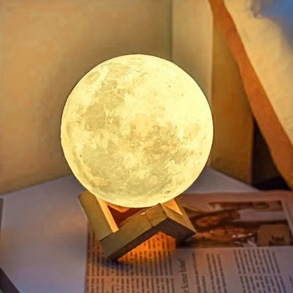 8 cm DIY Planet Lamp Moon Galaxy Night Light Art