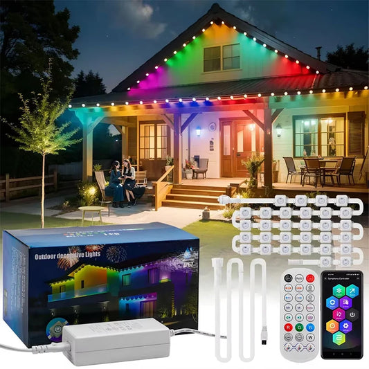 Permanent Outdoor Lights  LED Lights Festival Flashing  for Christmas Holiday Decorations