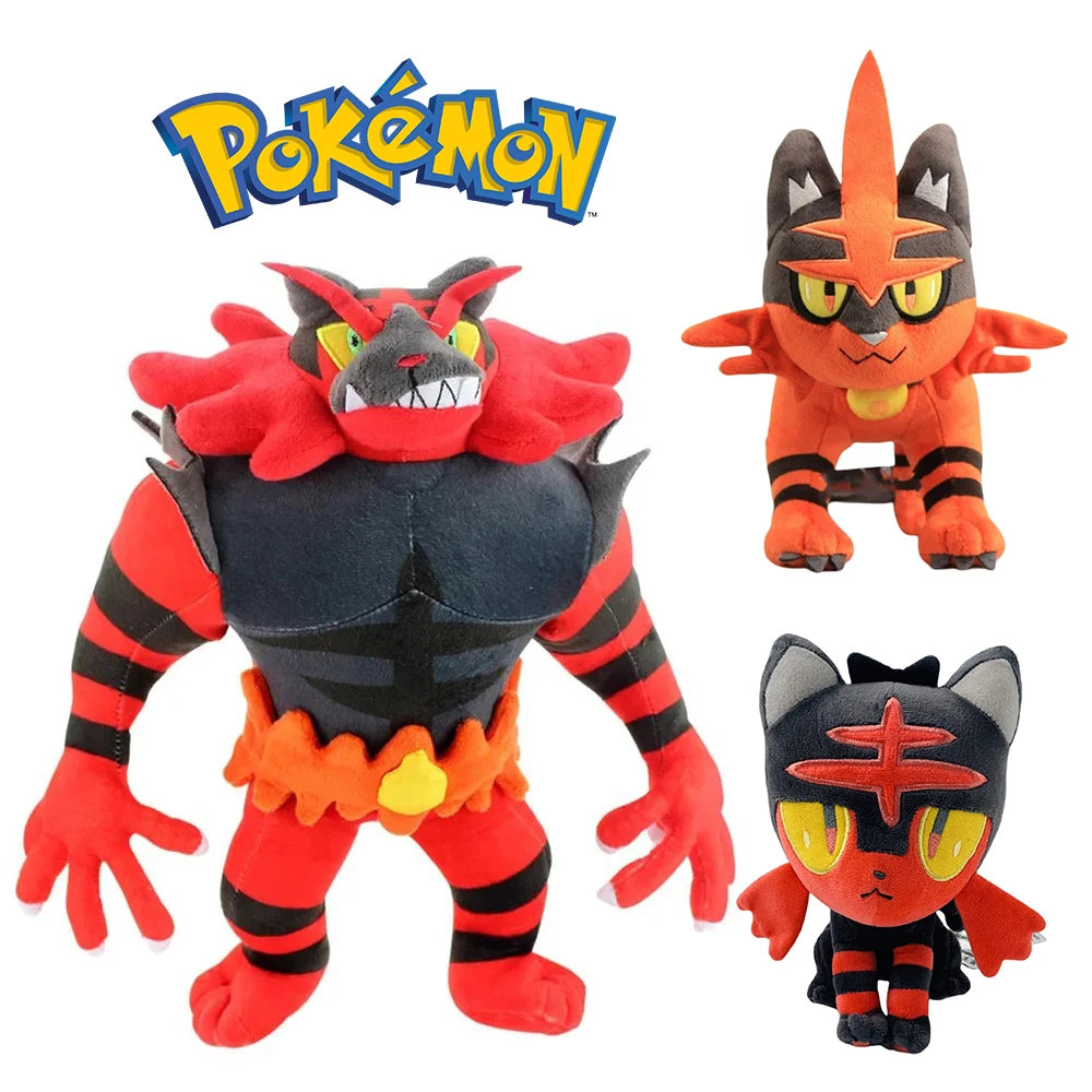 Pokemon Peluche Litten Incineroar Plush Toy