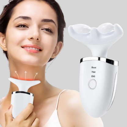 Electric Neck Face Beauty Device LED Photon Therapy Skin